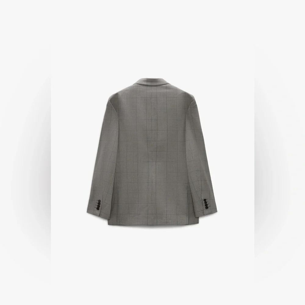 SALE!NWT $149 ZARA CHECKERED SUIT BLAZER SIZE 40